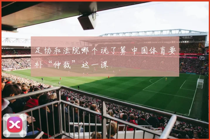 足协和法院哪个说了算 中国体育要补“仲裁”这一课