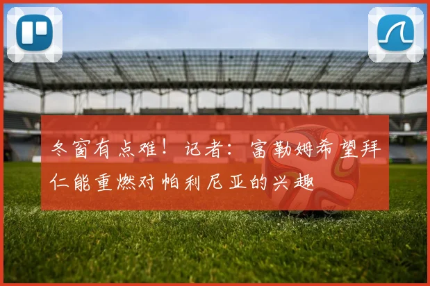 冬窗有点难！记者：富勒姆希望拜仁能重燃对帕利尼亚的兴趣
